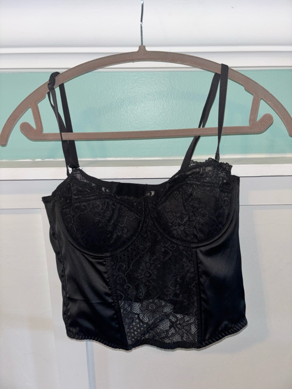 Sincerly Jules Black Lace Bustier Camisole